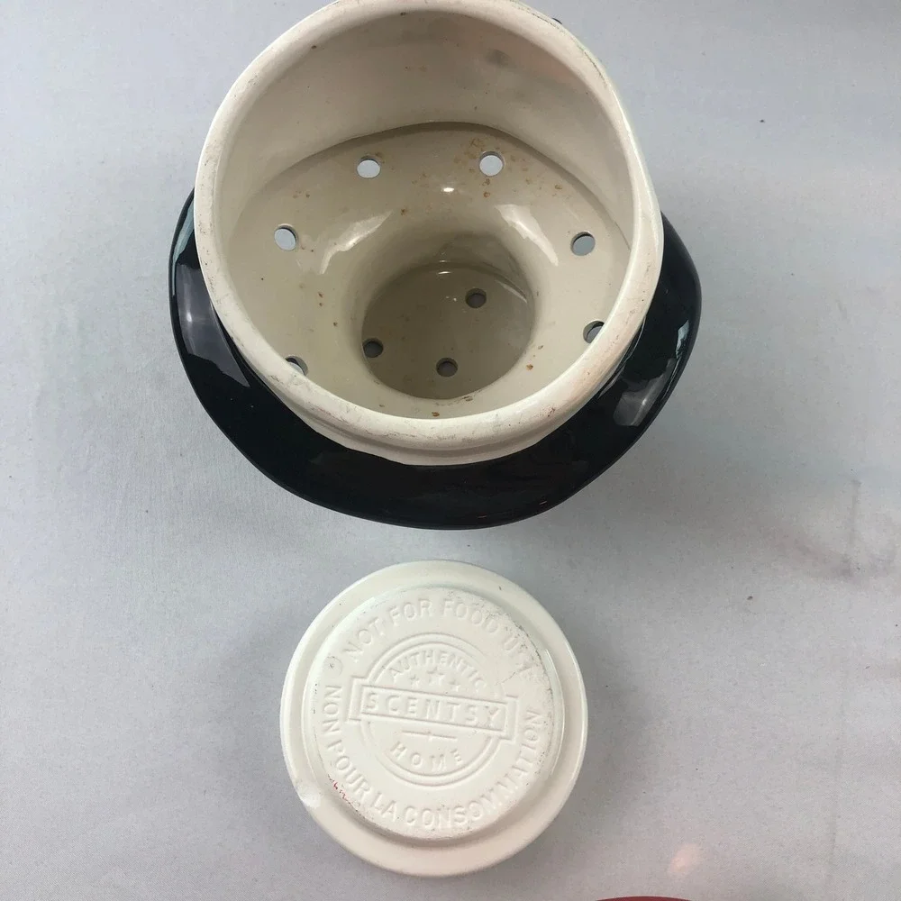 Scentsy Retired Snowman Countdown Electric Wax Warmer Christmas Holiday Decor